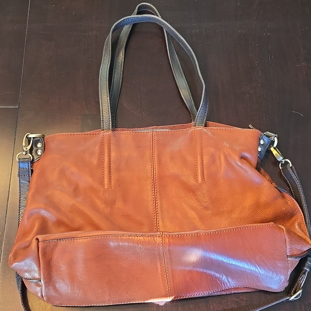 Lucky Brand leather tote